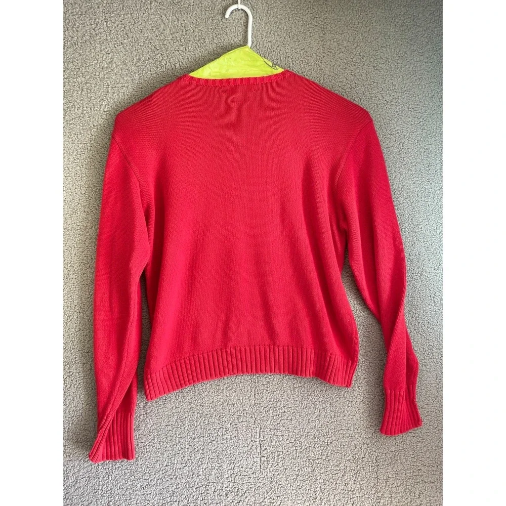 Polo Ralph Lauren Men's 100% Cotton Sweater Pullover‎ Size XL Red
